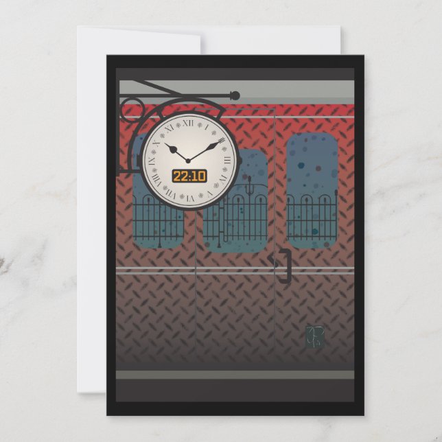 Tarjeta de tren nocturno (Anverso)