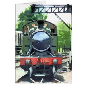 Tarjeta de TRENES DE VAPOR