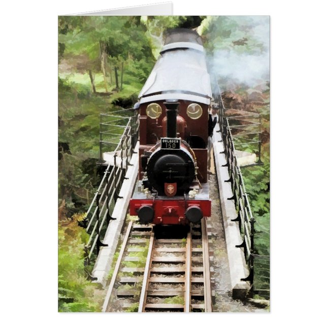 TARJETA DE TRENES DE VAPOR (Frente)