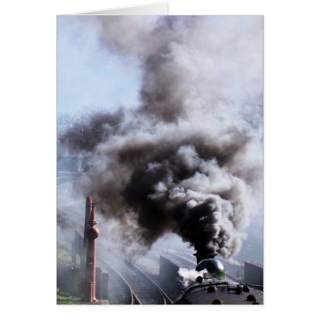 TARJETA DE TRENES DE VAPOR (Frente)