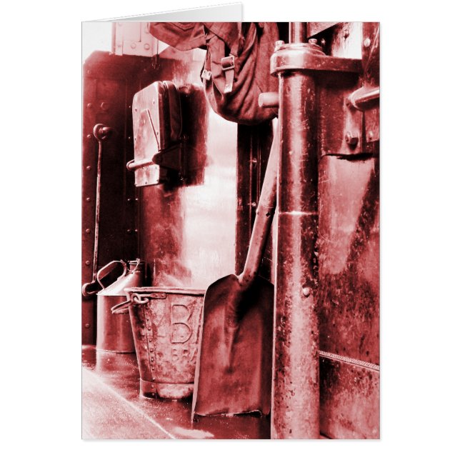 TARJETA DE TRENES DE VAPOR (Frente)