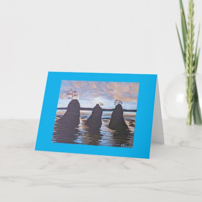 Tarjeta de tres damas (Anverso)