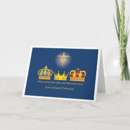 tarjeta de tres Navidades Reyes