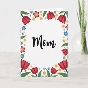 Tarjeta de Tributo a las Madres del Arte Folclóric