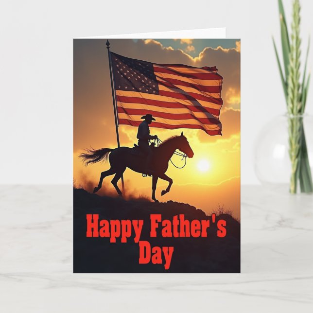 Tarjeta de tributo del Día del Padre Banner (Anverso)