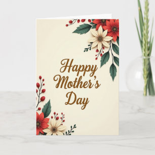 Tarjeta de tributo elegante del Día de la Madre