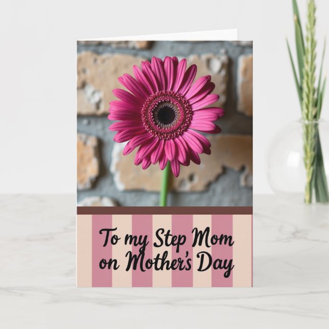 Tarjeta de Tributo Floral Madre Radiante (Anverso)