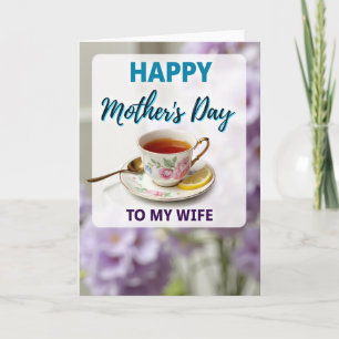 Tarjeta de Tributo Floral para el Día de las Madre