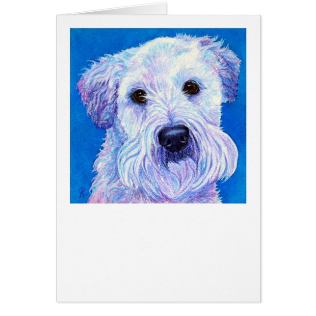 Tarjeta de trigo de "Bailey" - Terrier (Frente)