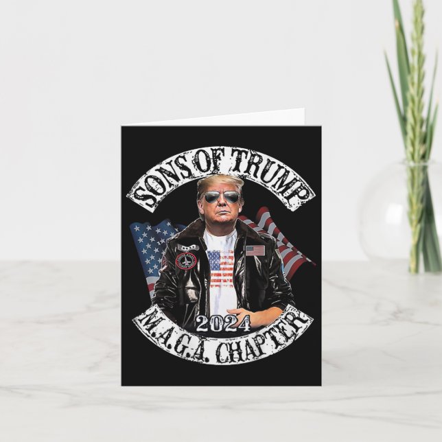Tarjeta De Trump Maga Chapter 2024 (on Back) (Anverso)