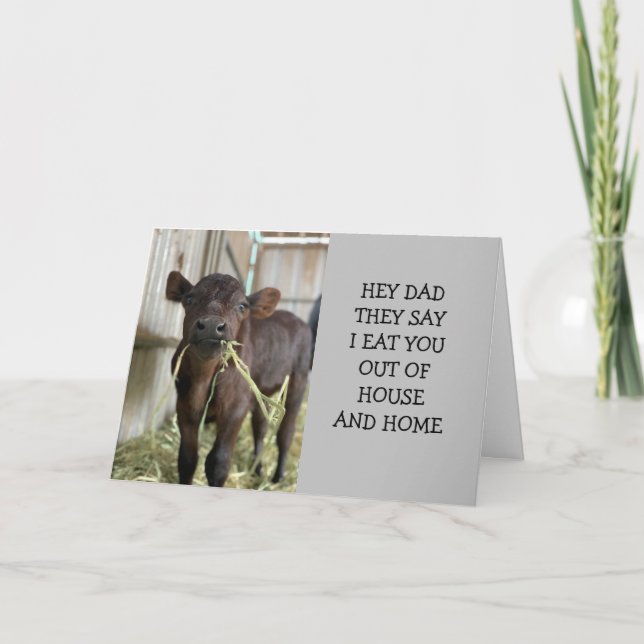 TARJETA DE TU ADOLESCENTE EL CUMPLEAÑOS *PAPÁ* (Anverso)