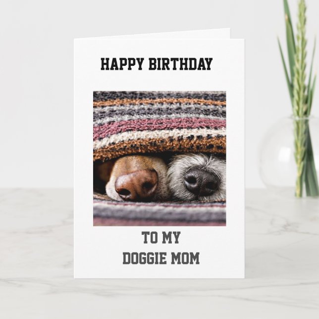 TARJETA "DE TU DOGGIE" DE REUNIONES DE CUMPLEAÑOS (Anverso)