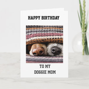 TARJETA "DE TU DOGGIE" DE REUNIONES DE CUMPLEAÑOS