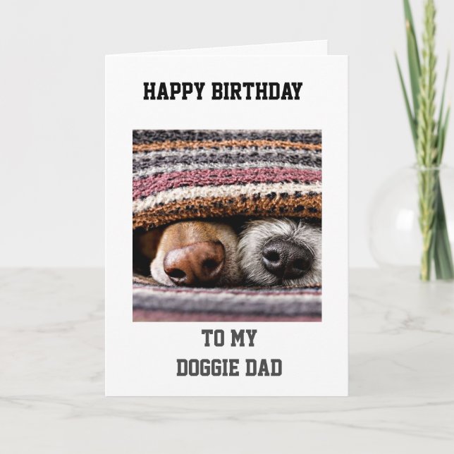 TARJETA "DE TU DOGGIE" DE REUNIONES DE CUMPLEAÑOS (Anverso)