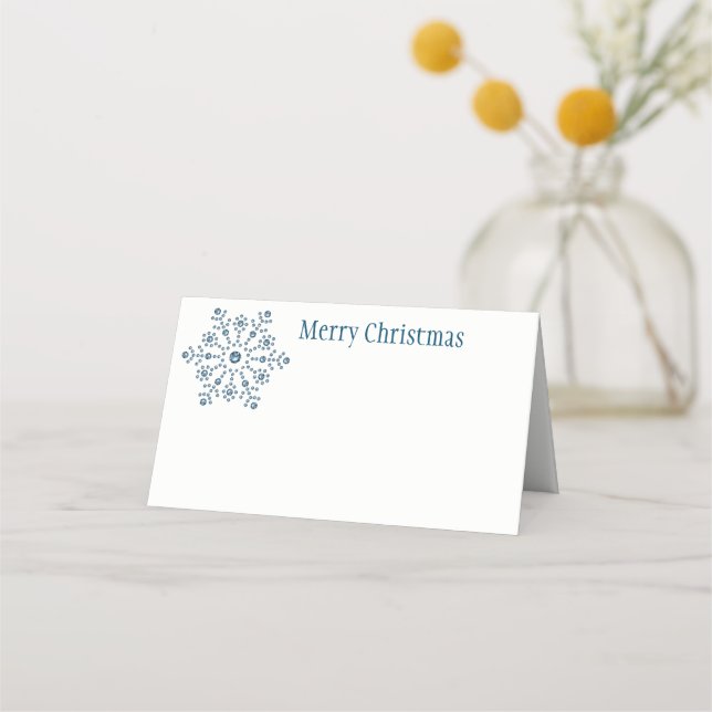 Tarjeta de ubicación de Fiesta de navidades (Anverso)