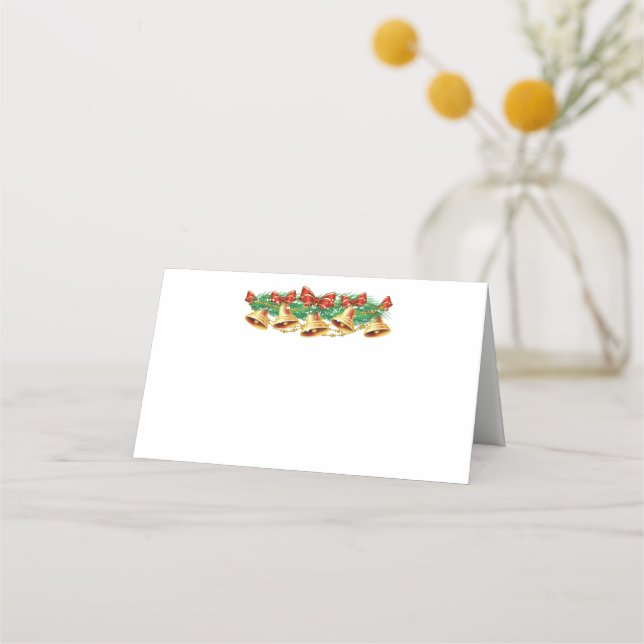 Tarjeta de ubicación de Fiesta de navidades (Anverso)