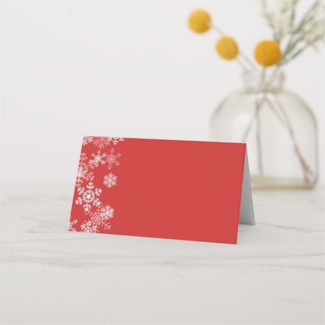 Tarjeta de ubicación de Fiesta de navidades (Anverso)
