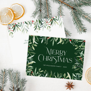 Tarjeta de última moda para Navidad