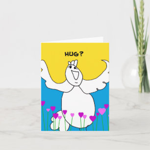 Tarjeta Dé un abrazo Notecard