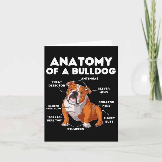 Tarjeta De Un Bulldog (Anverso)