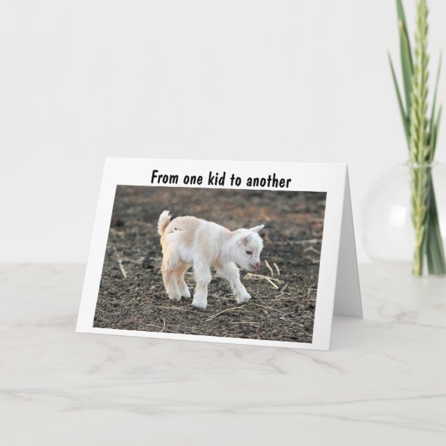 TARJETA DE UN NIÑO A OTRO FELIZ CUMPLEAÑOS (Anverso)