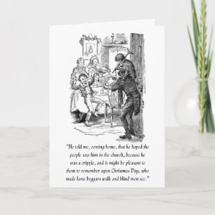 Tarjeta de una Canción de Navidad