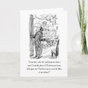 Tarjeta de una Canción de Navidad