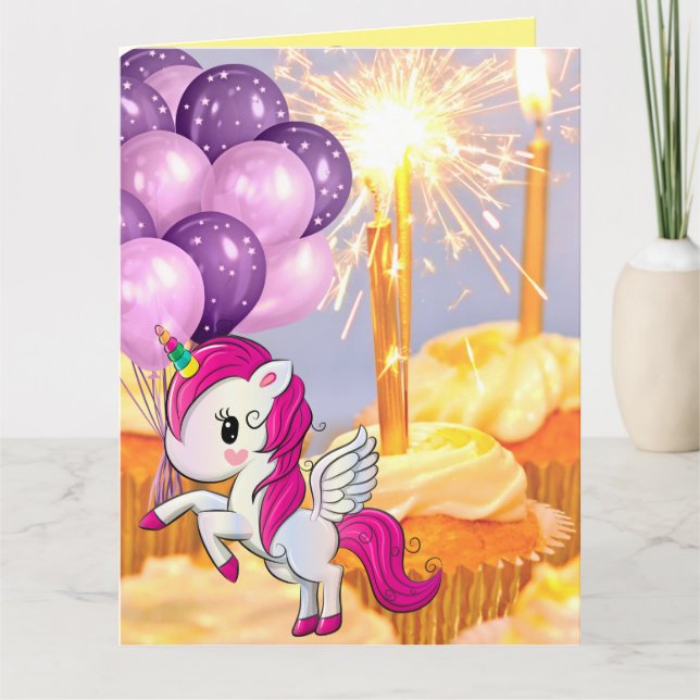 Tarjeta de unicornio (Anverso)
