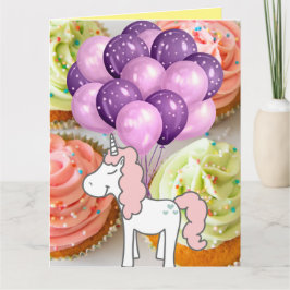 Tarjeta de unicornio