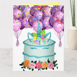 Tarjeta de unicornio