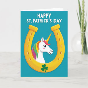 Tarjeta de Unicornio de Cuerno Estriado