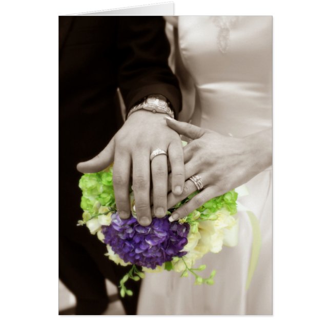 Tarjeta de unión de manos (Frente)