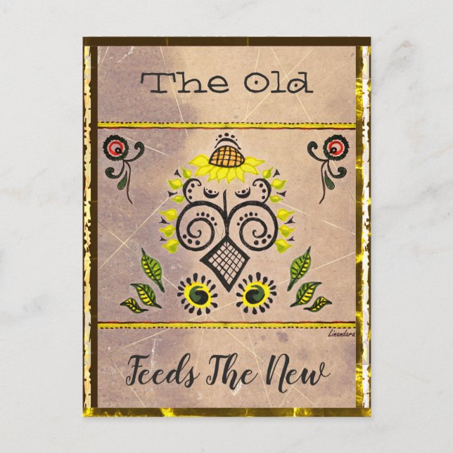 Tarjeta de unión no 11: la vieja alimenta la nueva (Anverso)