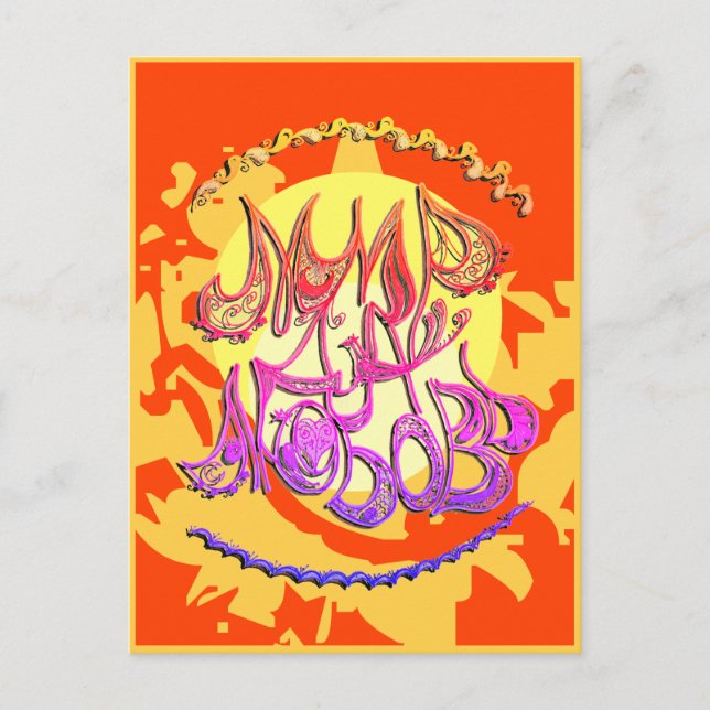 Tarjeta de unión no 12a "Paz y amor" (en ruso) (Anverso)