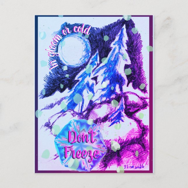 Tarjeta de unión no 18: en la oscuridad o en frío  (Anverso)