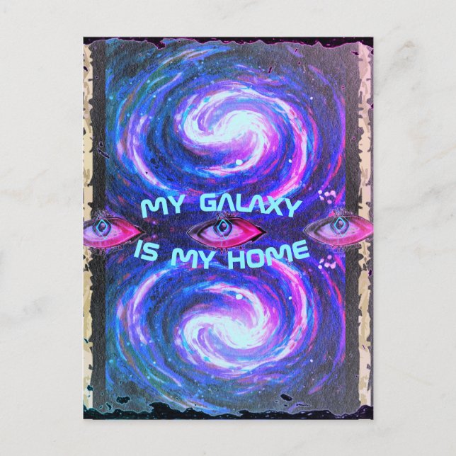 Tarjeta de unión no 22: Mi galaxia es mi hogar (Anverso)