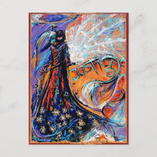 Tarjeta de unión no 23: Justicia (Anverso)