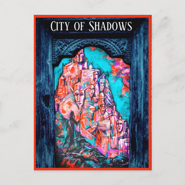 Tarjeta de unión no 44 que se acerca a la ciudad d (Anverso)