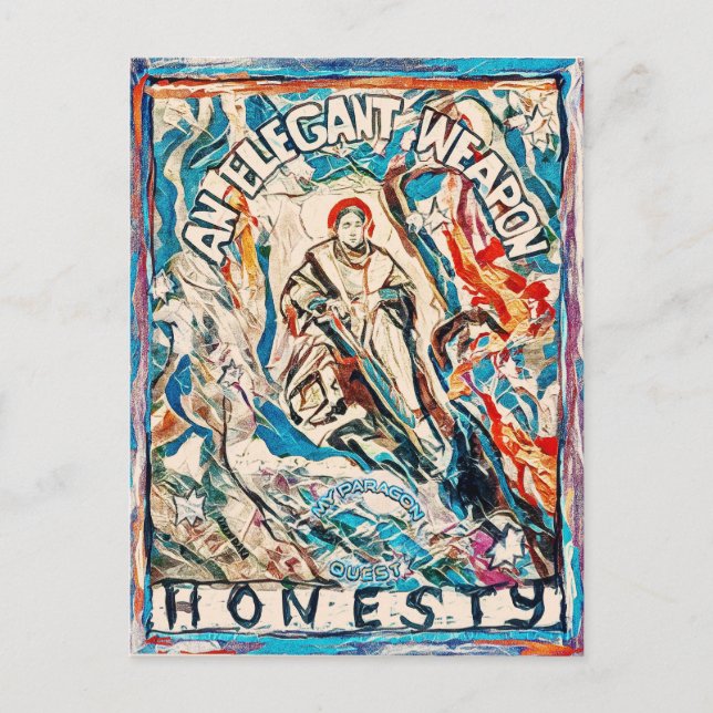 Tarjeta de unión no 5: Honestidad, arma elegante (Anverso)