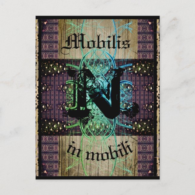 Tarjeta de unión no 9: "Mobilis en india" Fluidity (Anverso)