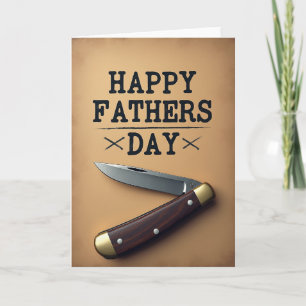 Tarjeta de utilidad del Día del Padre vintage