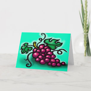 Tarjeta de uvas