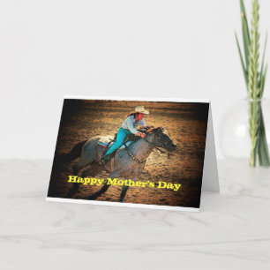 Tarjeta de vaca del día de la madre