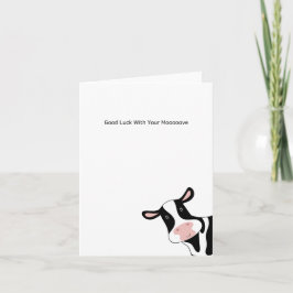 Tarjeta de vaca, moviéndose con tarjeta, mudando c