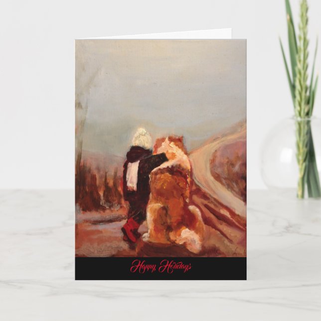 Tarjeta de vacaciones 2024X7 "Mejor amigo para sie (Anverso)