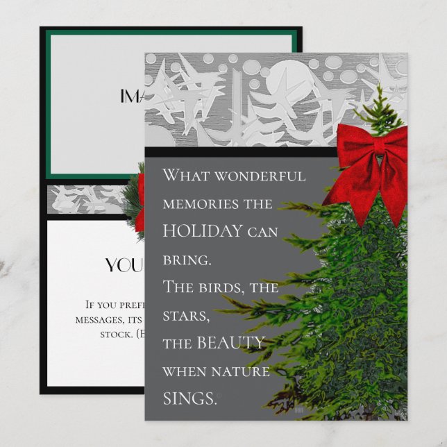 Tarjeta de vacaciones 5x7 (Anverso / Reverso)