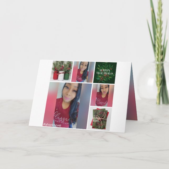 Tarjeta de vacaciones Ahsek Novel 1 (Anverso)