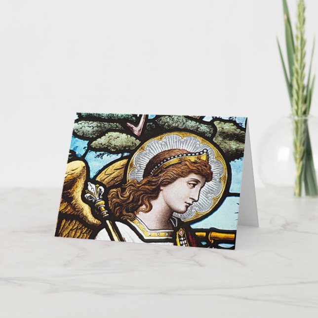 Tarjeta de vacaciones Angel para Navidades de Vint (Anverso)