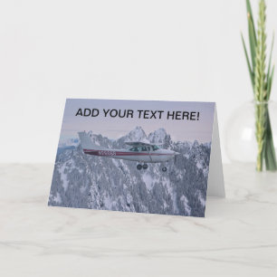 Tarjeta de vacaciones - Avión
