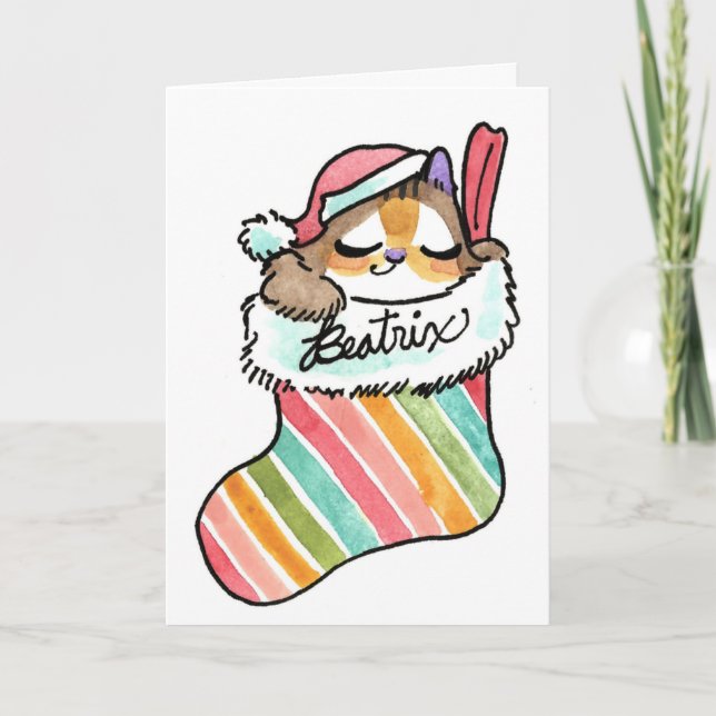 Tarjeta de vacaciones Baby Beatrix (Anverso)